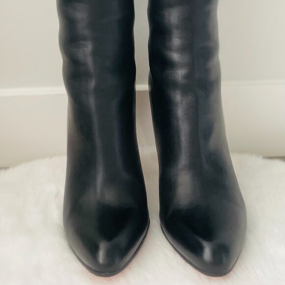 Christian Louboutin Kate Botta Boots – Black Calf Leather – Size 36 - Picture 4 of 16